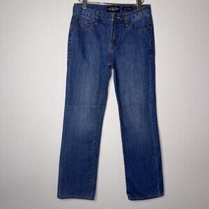 Lucky Brand Boys Size 14 Billy Straight Medium Wash Jeans Cotton (26x27)
